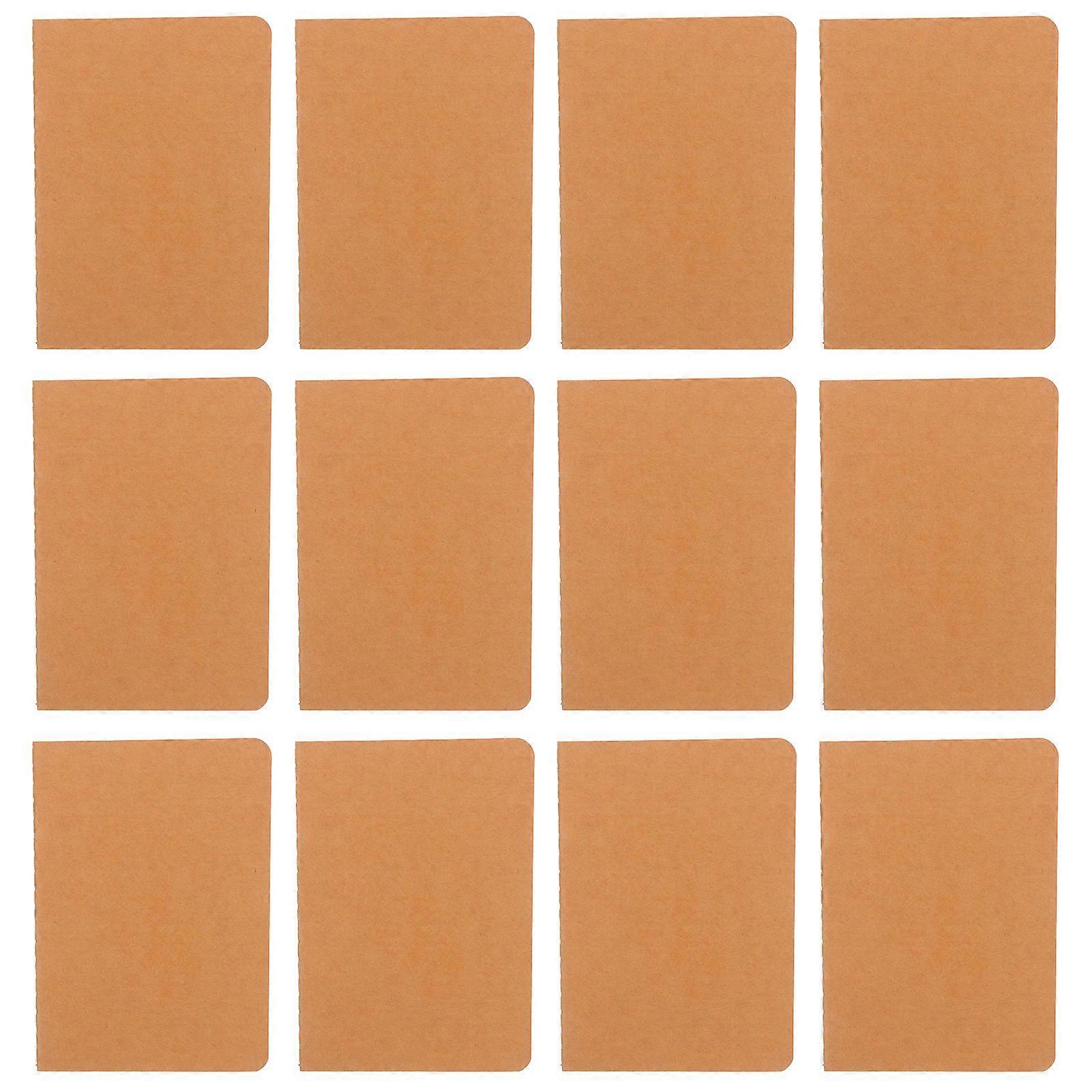 Chocolate Kraft Paper Notebooks for Writing with Extra Thick Pages 140x100mm 5.5x3.9inch