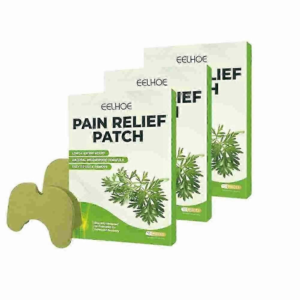 Wormwood Knee Sticker Plaster Knee Massage Patch Pain Relieving Patch Self-heating Herbal