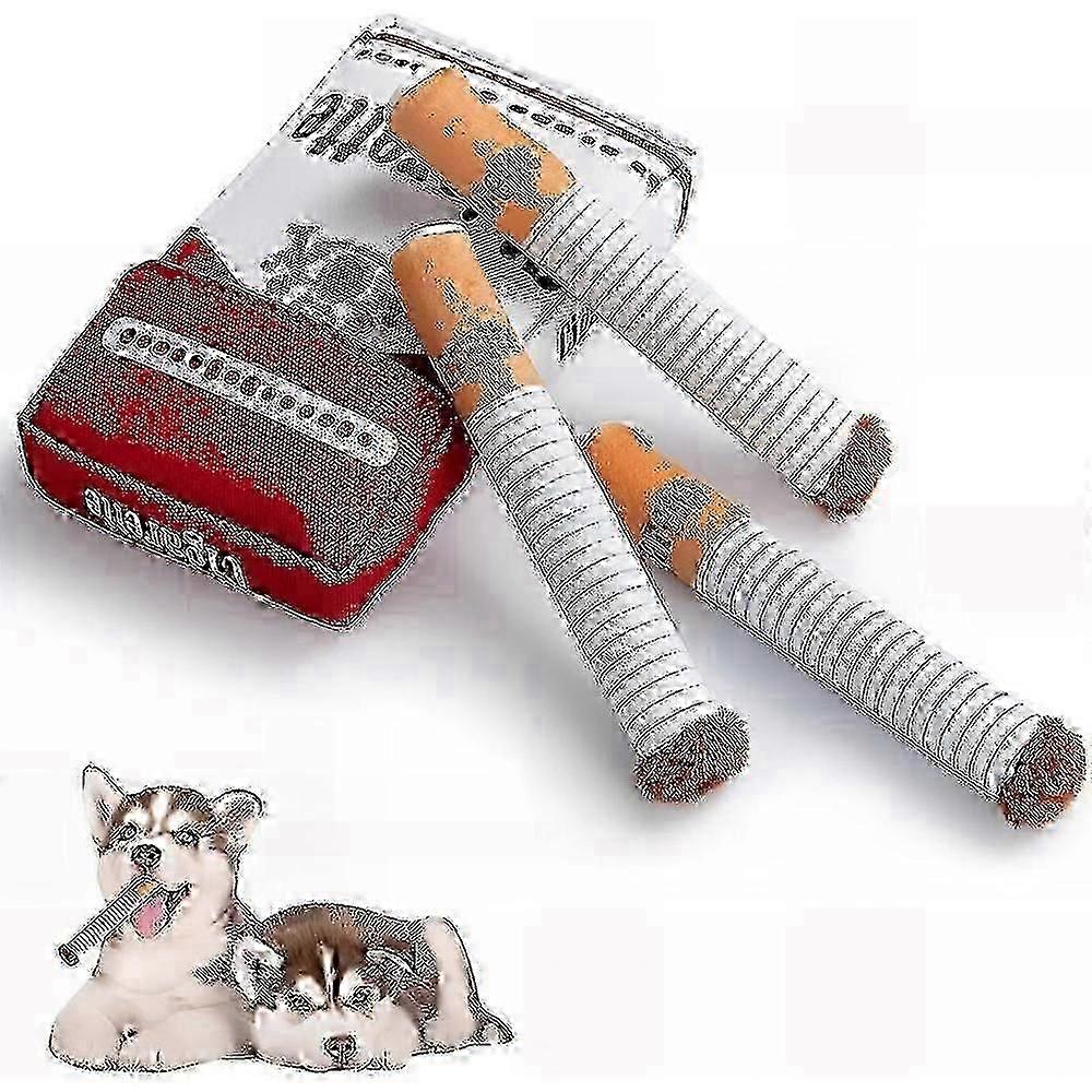 Jouet interactif pour chien en forme de bâton de rire, jouet en forme de cigarette, jouet couineur en forme de cigare