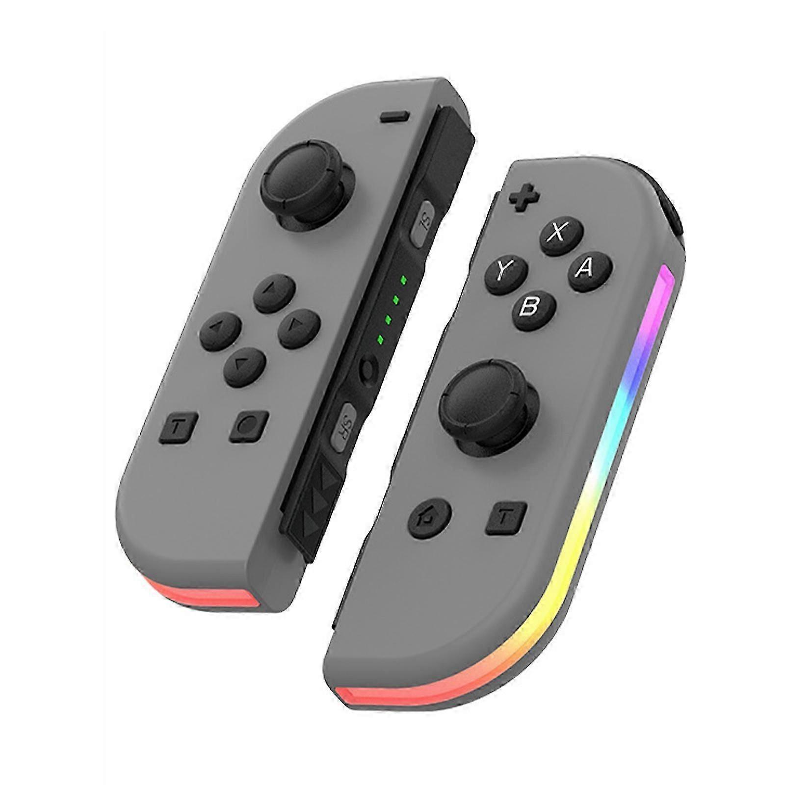 وحدة تحكم للمفتاح ، استبدال وحدات تحكم التبديل بضوء RGB ، وحدة تحكم لاسلكية يمين ويسار ، اهتزاز مزدوج ، إيقاظ ، تحكم في الحركة