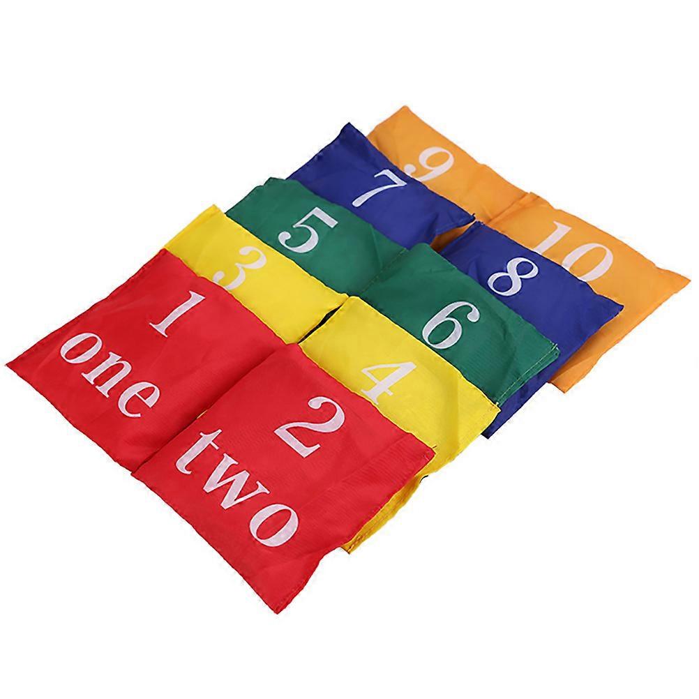 10pcs Bean Bag Toss Game – Interactive Bean Bags for Family Fun, Indoor & Outdoor Activities, Safe Design