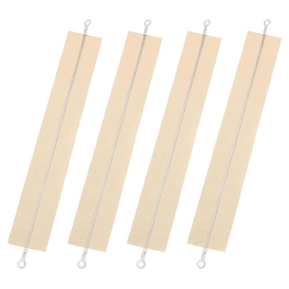 Light Yellow Heating Sealing Strips for Sealing Machine Replacement 4pcs Cloth Steel Strip