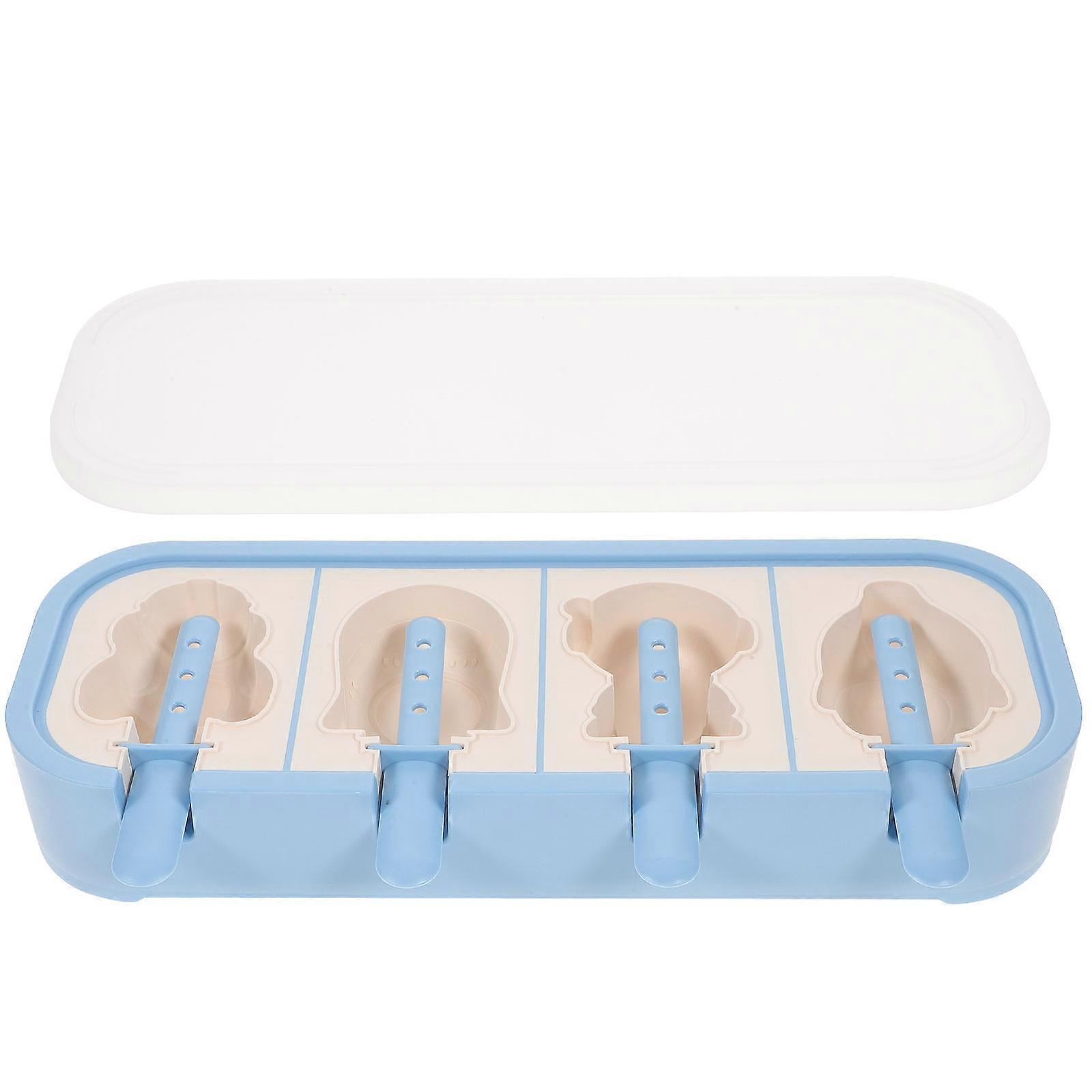 Cute Mold For Kids Ice Cream Mold Ideal For Home Use 25.7X10X3.7cm Dishwasher Safe Low-Temperature Resistance 1Pack