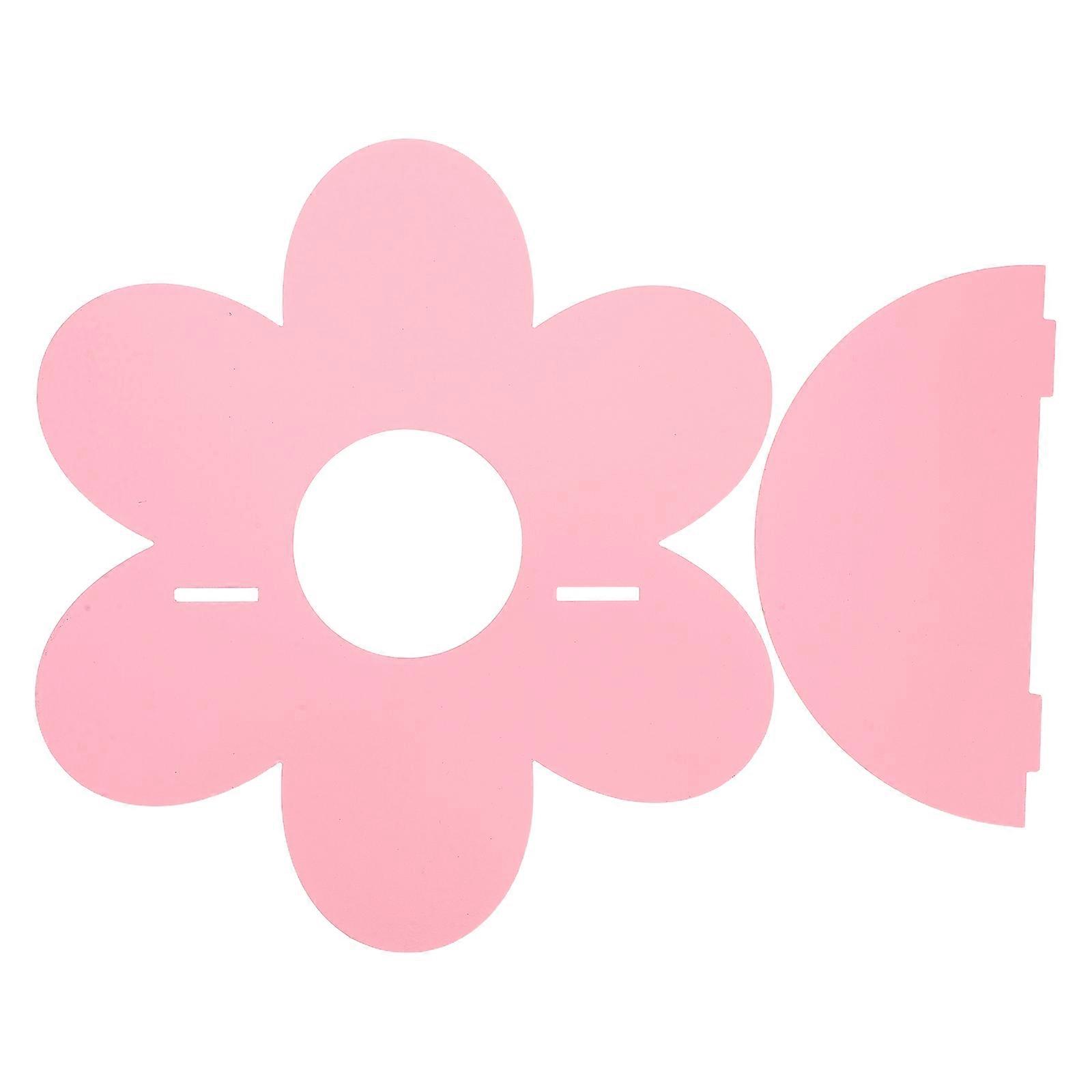 Flower Shaped Wall Shelves Wooden Floating Shelves Boho Style Hanging Display Rack for Home Decor 1Pack