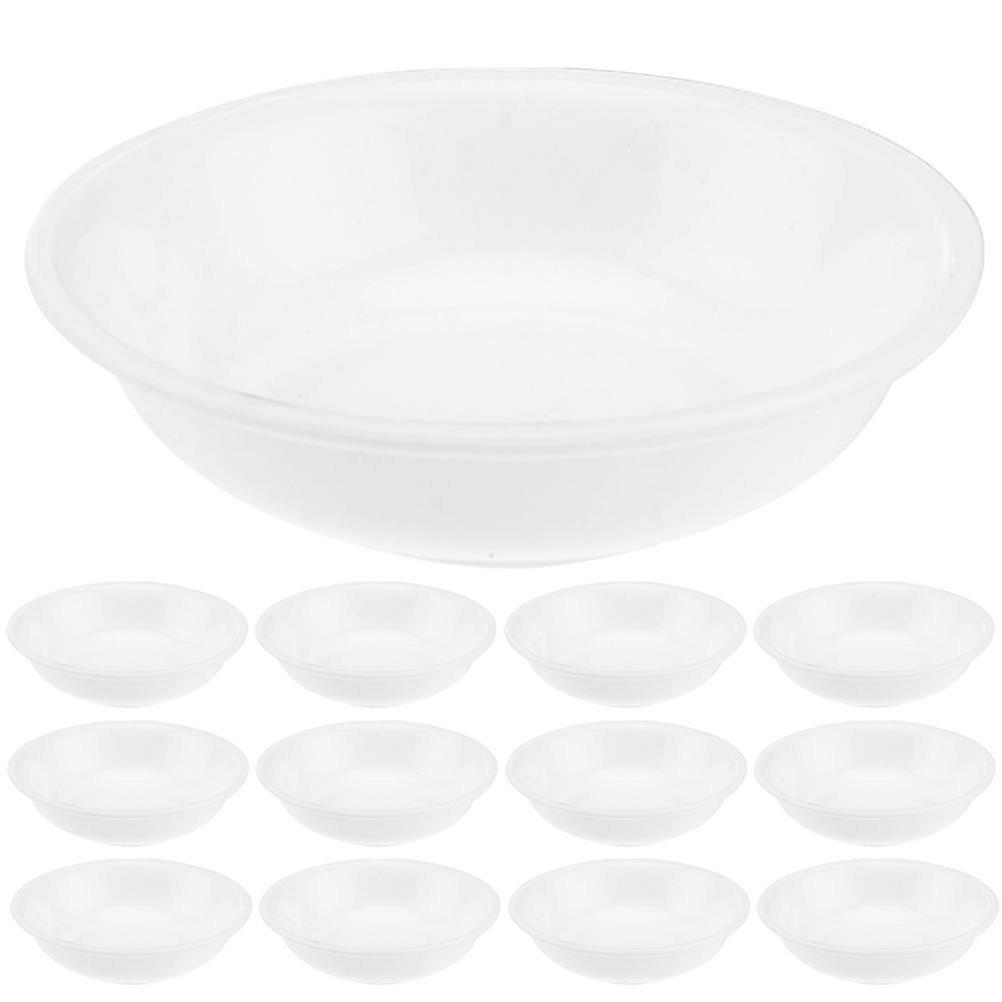 Sauce Dish for Home Use Stable and White Soy Sauce Bowls 20 Pieces
