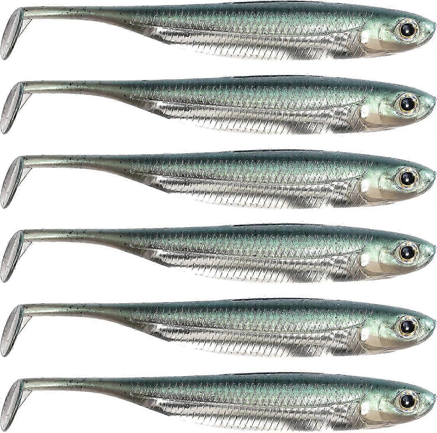 Soft Plastic Fishing Lures for Bass Fishing - Various Sizes