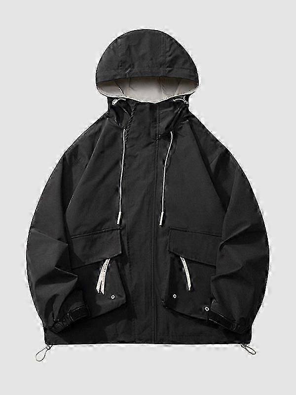 2025 Men's 3-in-1 Pocket Drawstring shell jacket