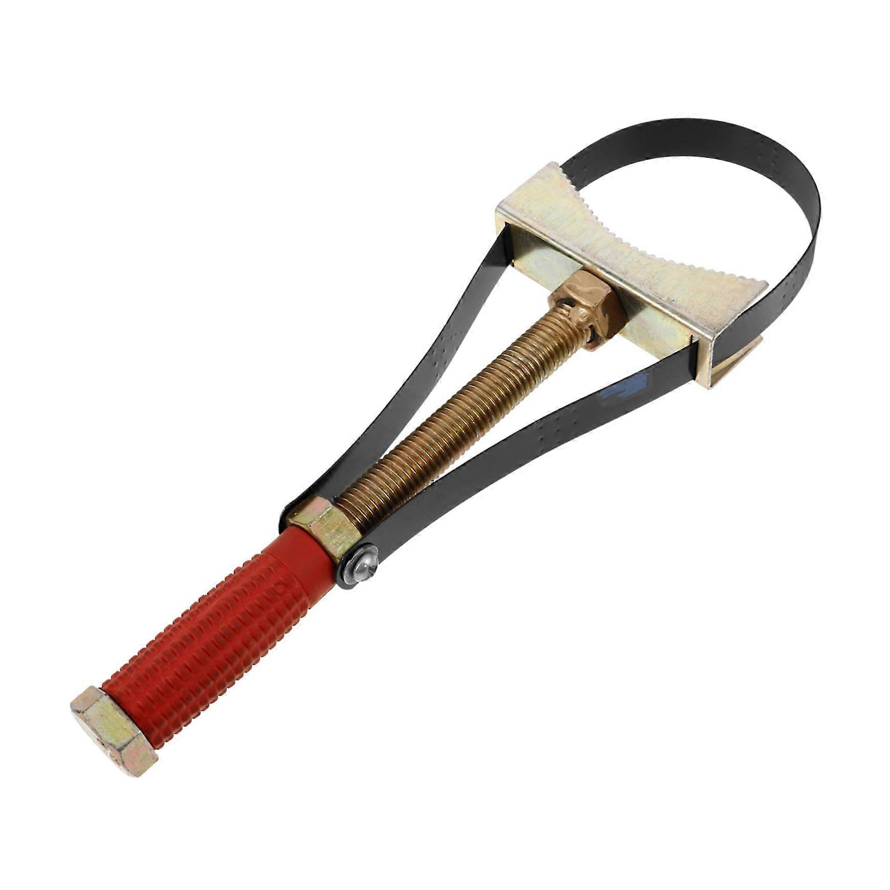 Oil Filter Removal Tool, Steel Band Wrench for Car Repair, Compact Adjustable Design for Mechanics and DIY Use