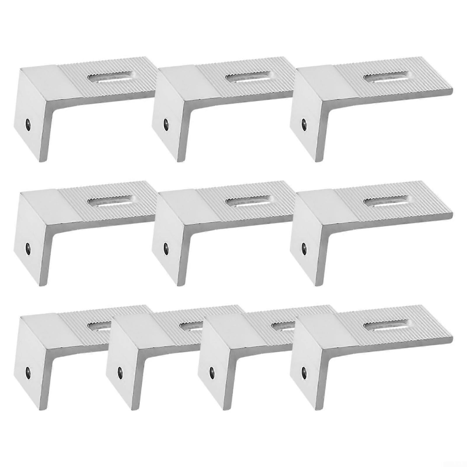 Innovative Design Aluminum Support Structure For Securing Solar Panels On Vehicle Roof (10 Pieces)