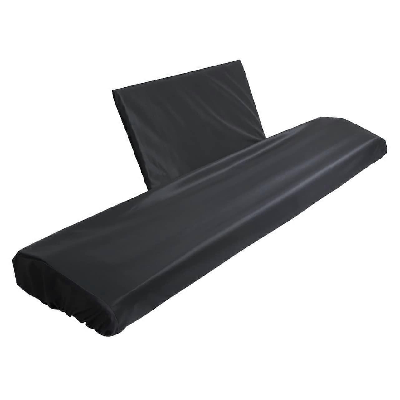 Stretchable Piano Keyboard Cover For 88-Key Keyboards Elastic Dust Guard Durable Black