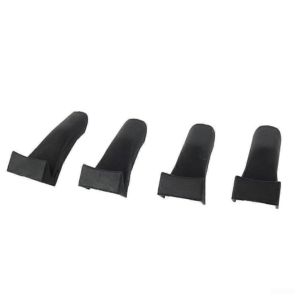 4-Piece Plastic Rim Protector Set for Car Wheels - Scratch-Resistant, Universal Fit, Durable Material, Easy Installation