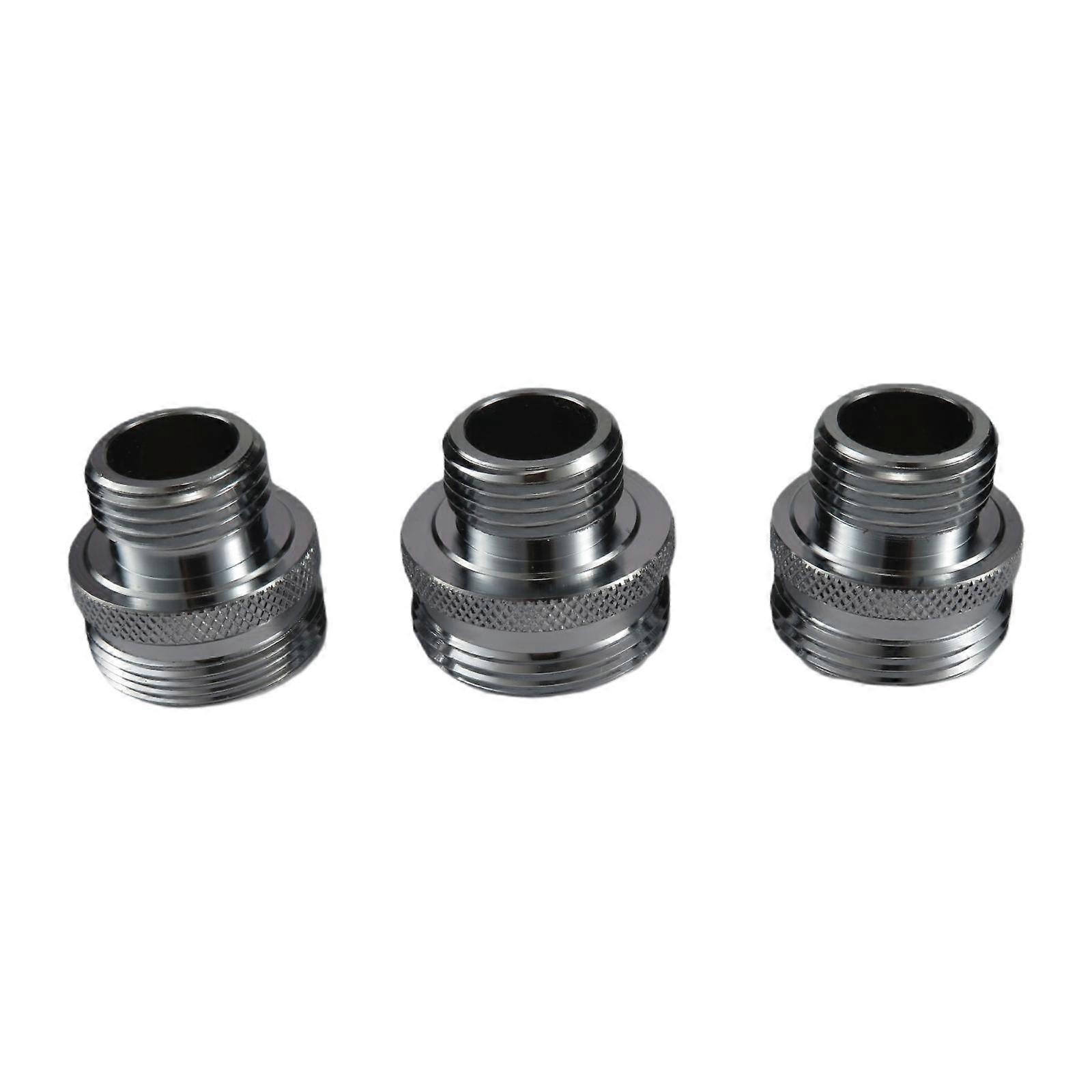 3Pcs Swivel Ball Adapter Rustproof Connection Showering Shower Head Adapter