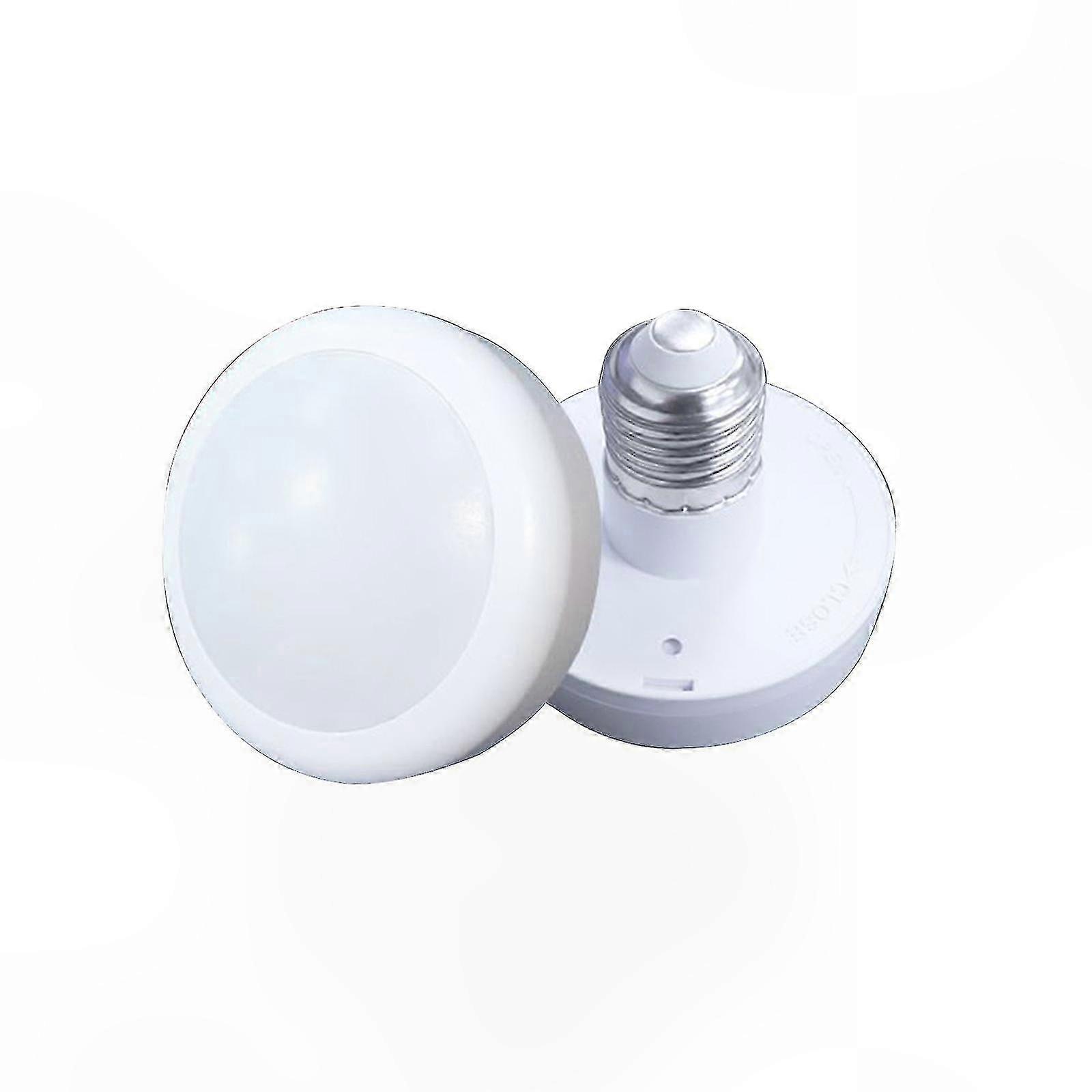 Wireless LED Puck Light with Remote, 13 Colors RGB, E26 Screw Base, Battery Operated Dimmable Timer Bulbs for No Electricity Use