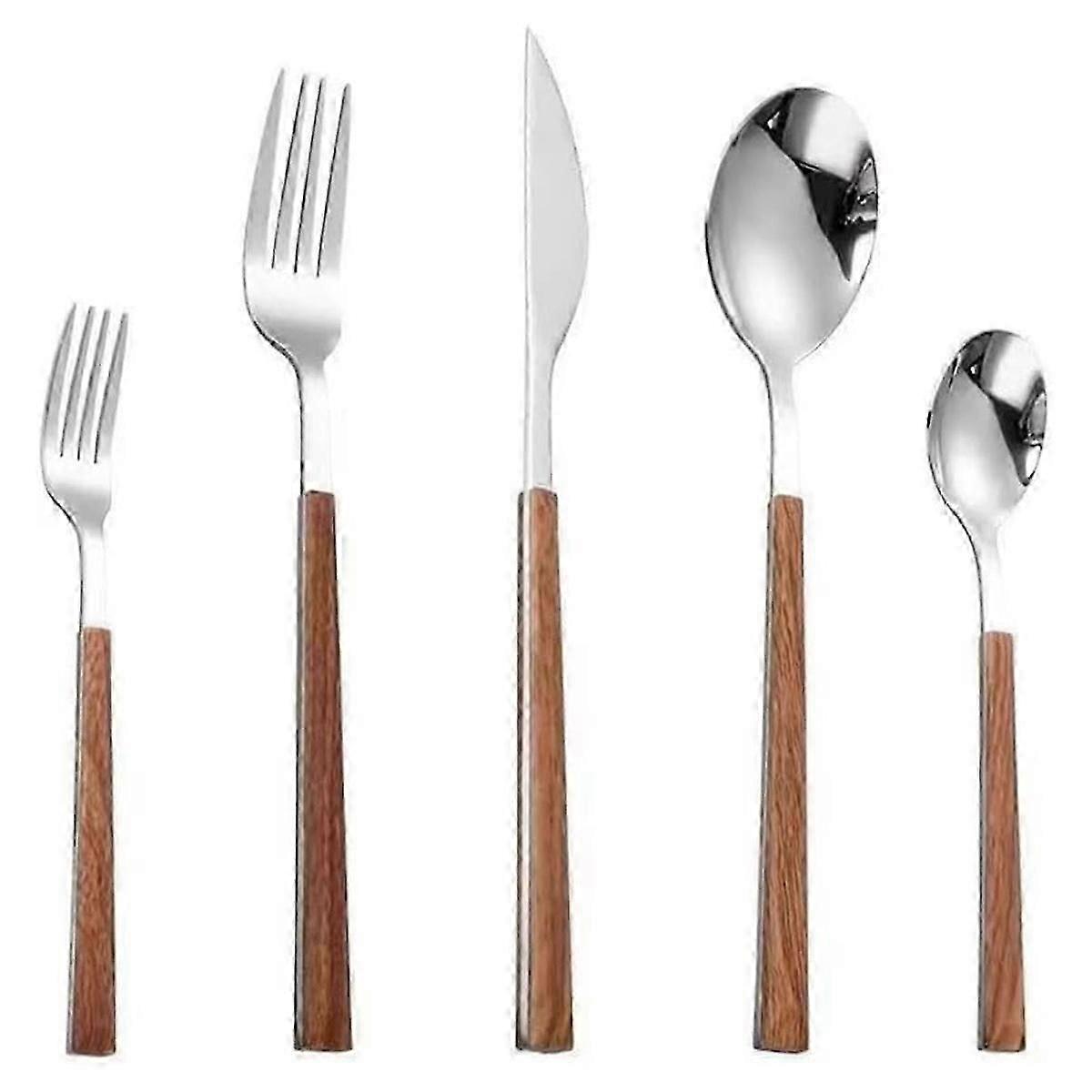 Set de couverts ménager en acier inoxydable