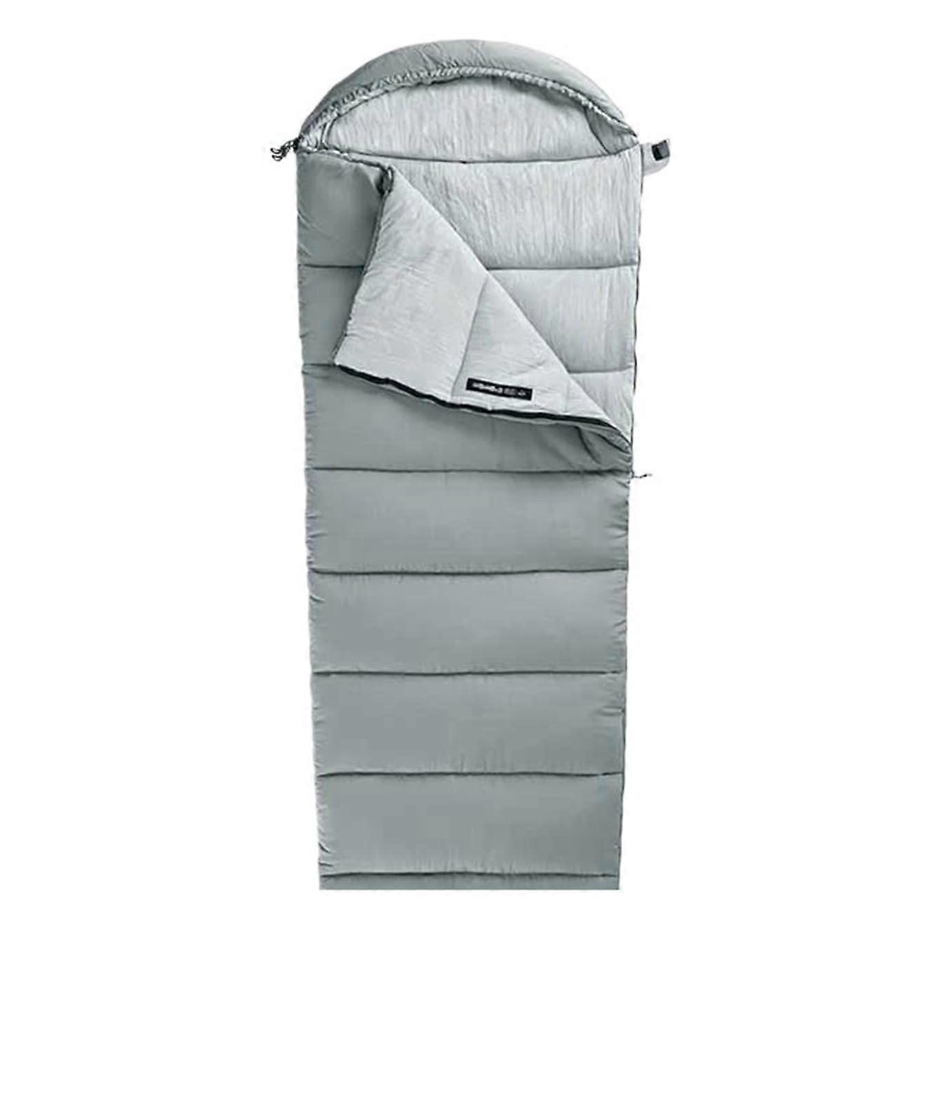 Camping Sleeping Bag For Two, Lightweight, Double Size, Machine Washable, Winter Use, Light Green