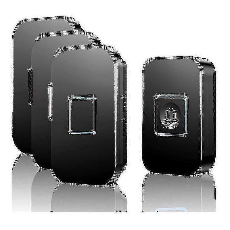 Ultra-long Range 400m Wireless Doorbell Chime Kit, Ip55 Weatherproof With Led Light, Volume Control And Over 60 Melodies