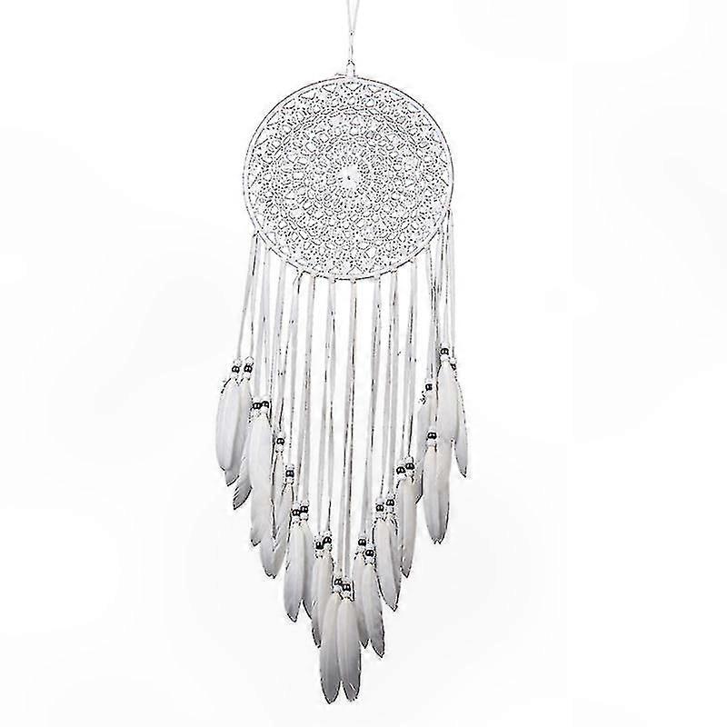 Single Dreamcatcher Decor with Feather Accents