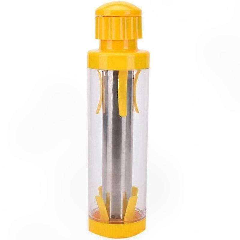 Efficient Corn Kernel Remover, Yellow Tool for Clean and Easy Stripping, Dishwasher Safe