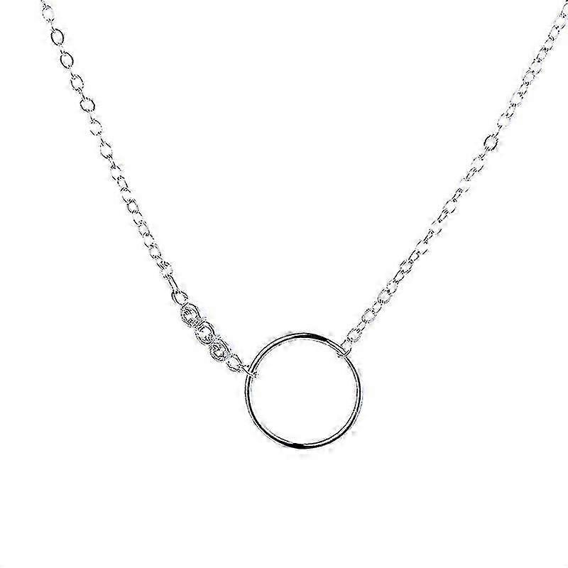 Simple Dot Necklace Jewelry Silver Tiny