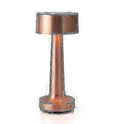 Touch Sensor Bar Rechargeable Table Lamps (rose Gold)
