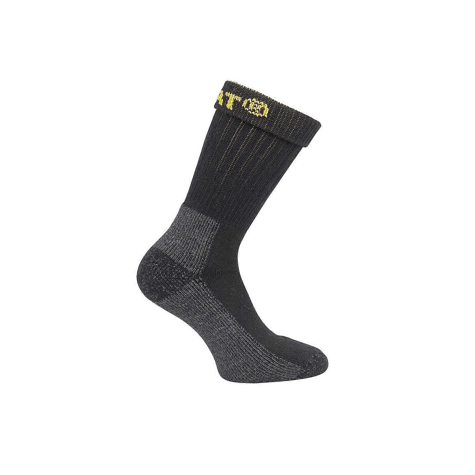 Caterpillar Industrial Cotton Men's Black Work Socks