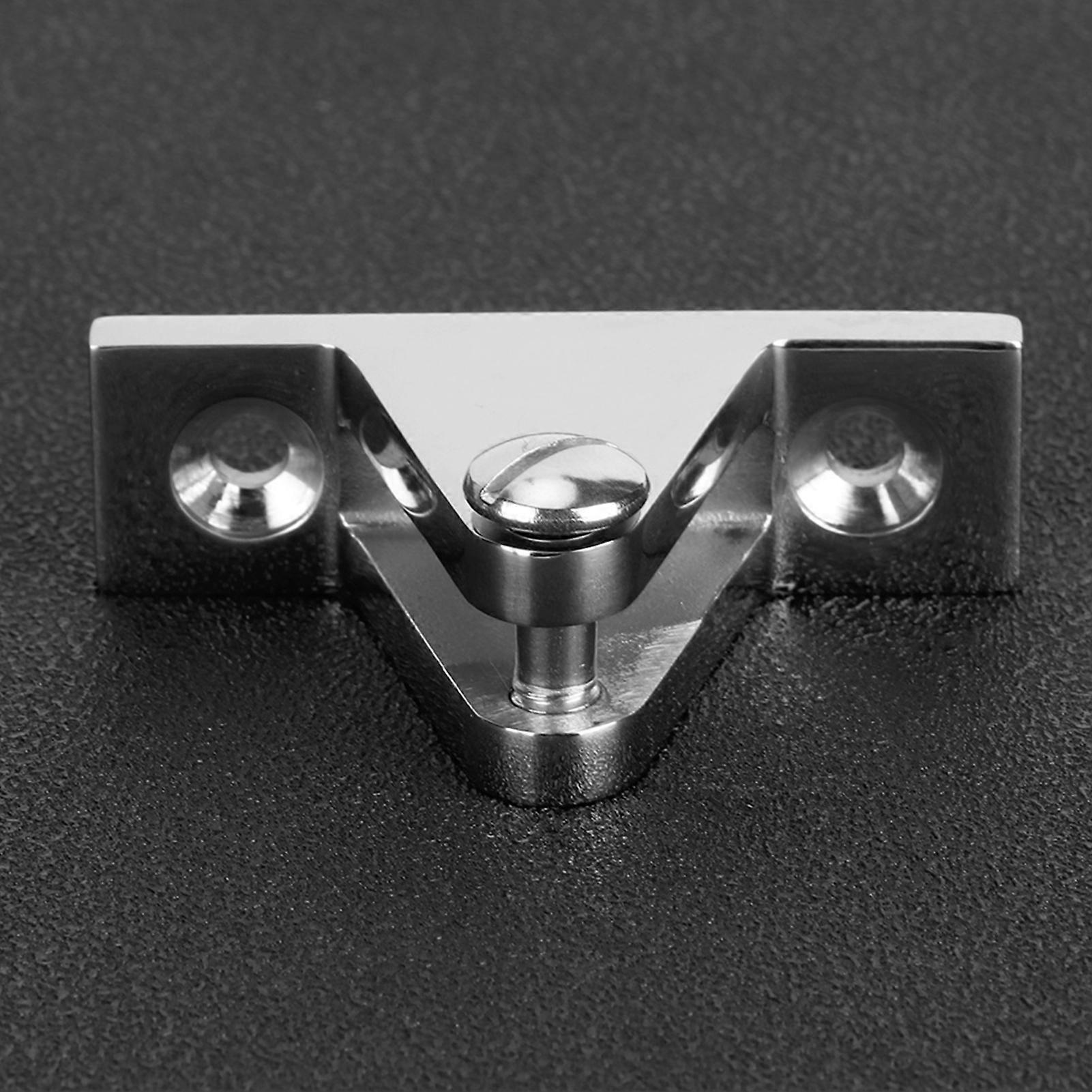 2pcs Marine Hinge Mount Bimini Top Mountain Shape Pedal Hinge Pin Boat Fitting Deck Hardware