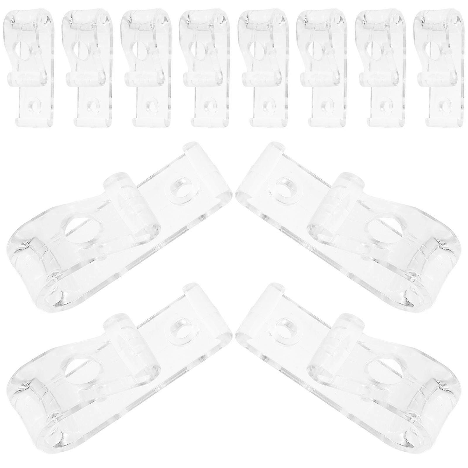 12pcs Curtain Roller Clip Hanger Blind Connector Clip Set