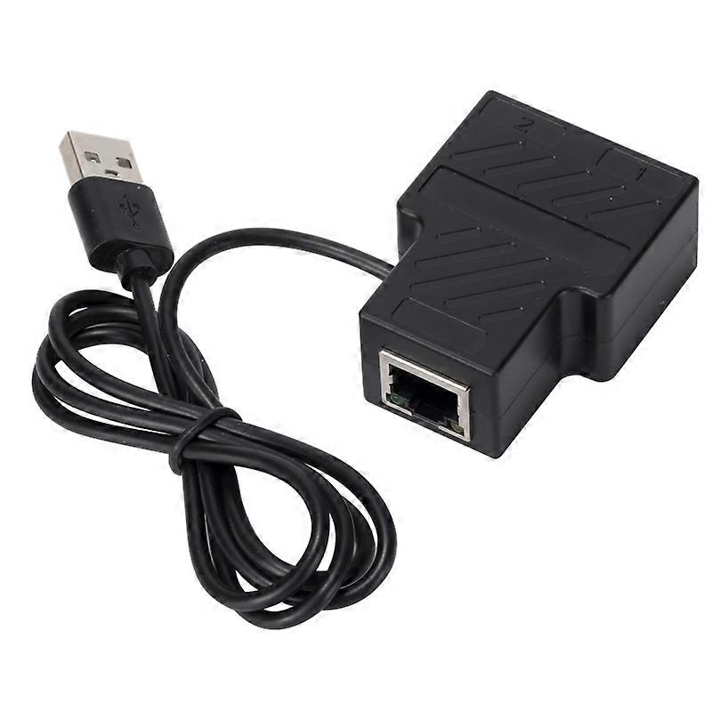 OZHW1 100M RJ45 1 to 2 Splitter Adapter Network