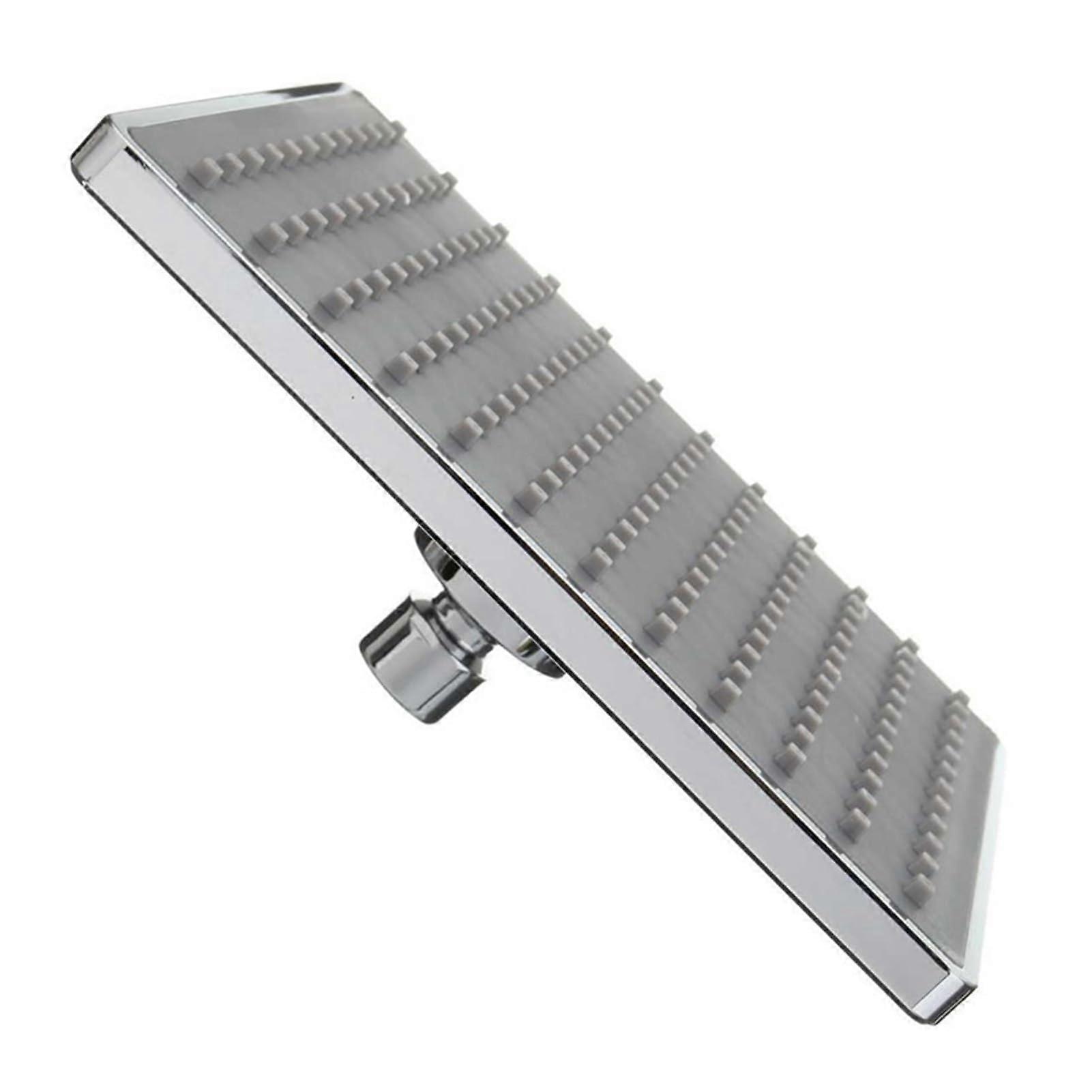 8 Inch Square Shower Head ABS Plastic Single Spray Touch Clean Luxury Rainfall Shower Spa Bathroom Accessory