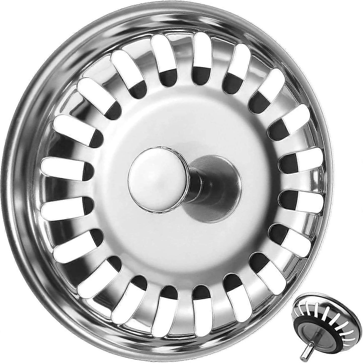 Stainless Steel Kitchen Sink Strainer Plug - Easy Draining