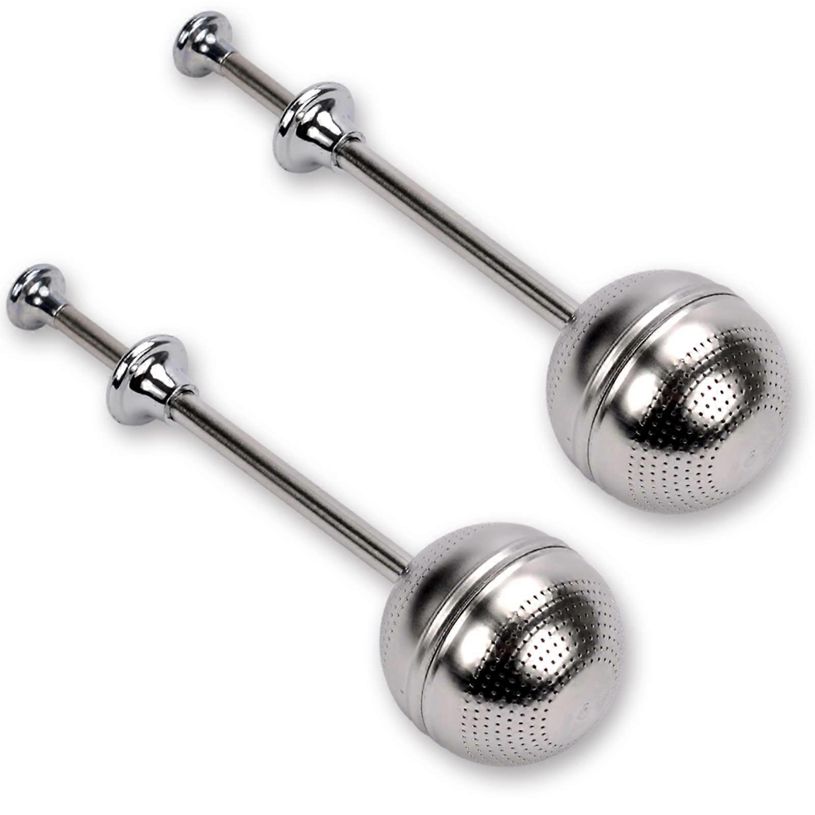 Tea Infuser Stainless Steel 2 Pack Fine Mesh Loose Leaf Strainers Filters Reusable Tea Ball Diffuser