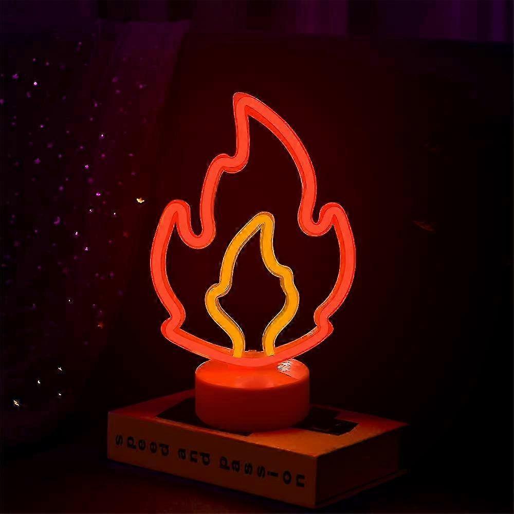LED neon light sign room decor night lights indoor lighting (Pink Flamingo)