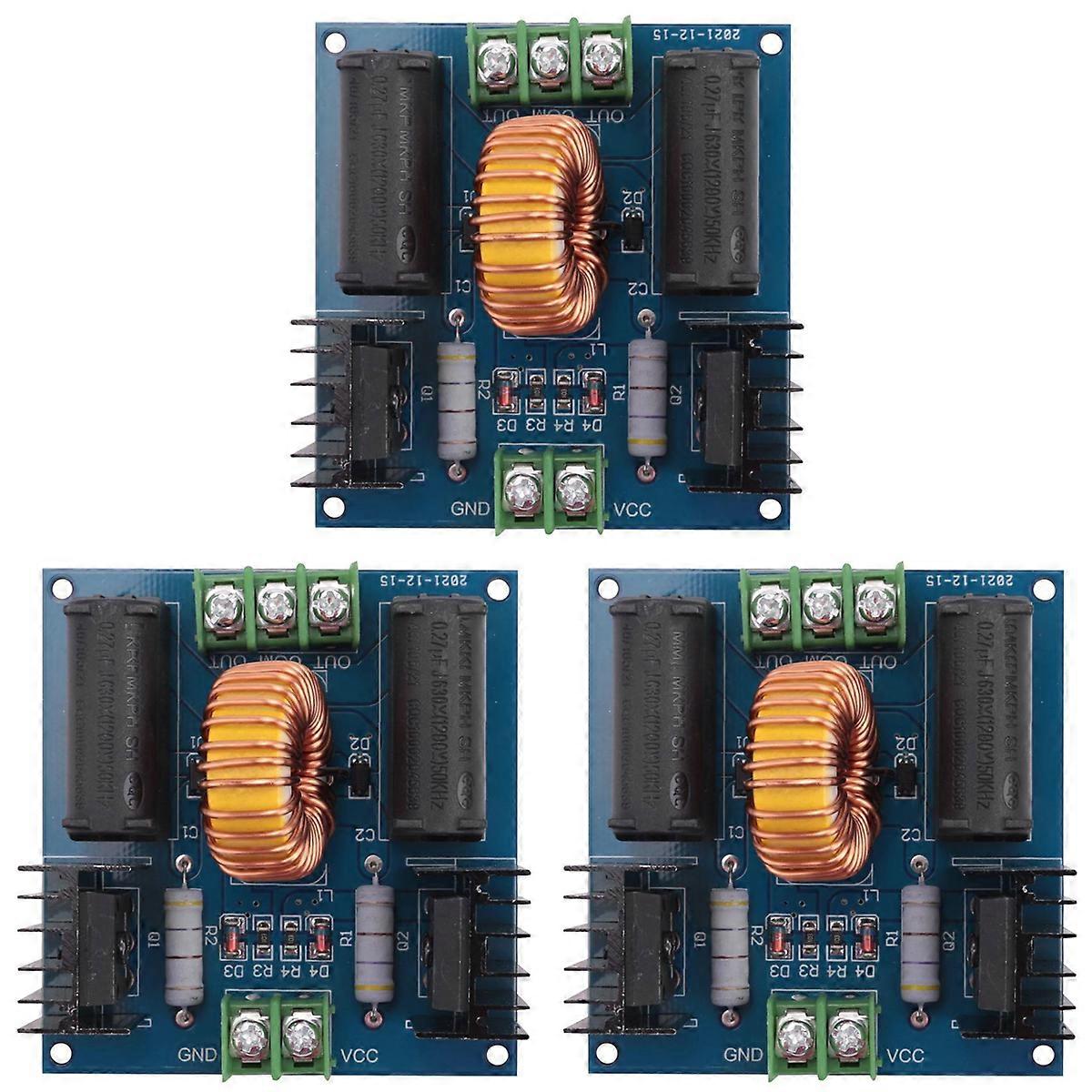 3X ZVS for Coil Marx Generator DC 12V-30V 20A 1000W High Voltage Power Supply Assembly Board
