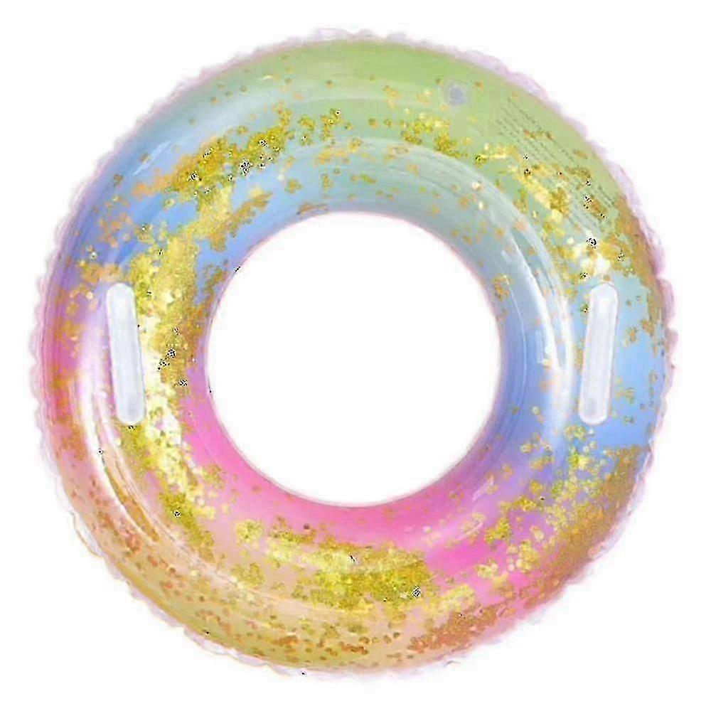 Shimmery Inflatable Pool Float with Sequins for Stylish British Bea...