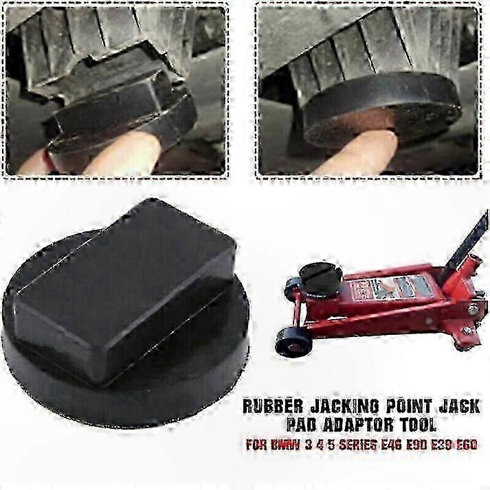 Trolley Jack Adapter with Rubber Pad for Secure Lifting Operations