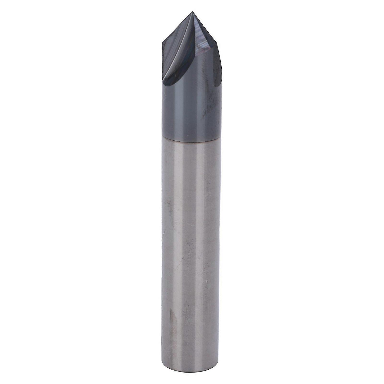 Chamfer End Mill 3 Flute 90 Tungsten Steel Milling Cutter Bit CNC Polishing Carving ToolD4 x 90 x 50L