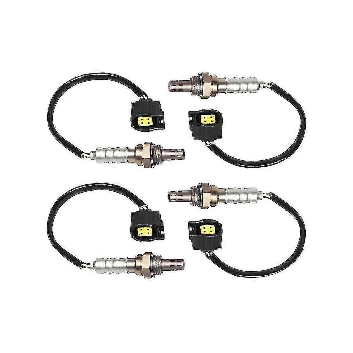 4pcs O2 חיישן חמצן במעלה ובמורד הזרם 234-4587 עבור מטען דודג' קרייזלר 300 מפקד ג'יפ
