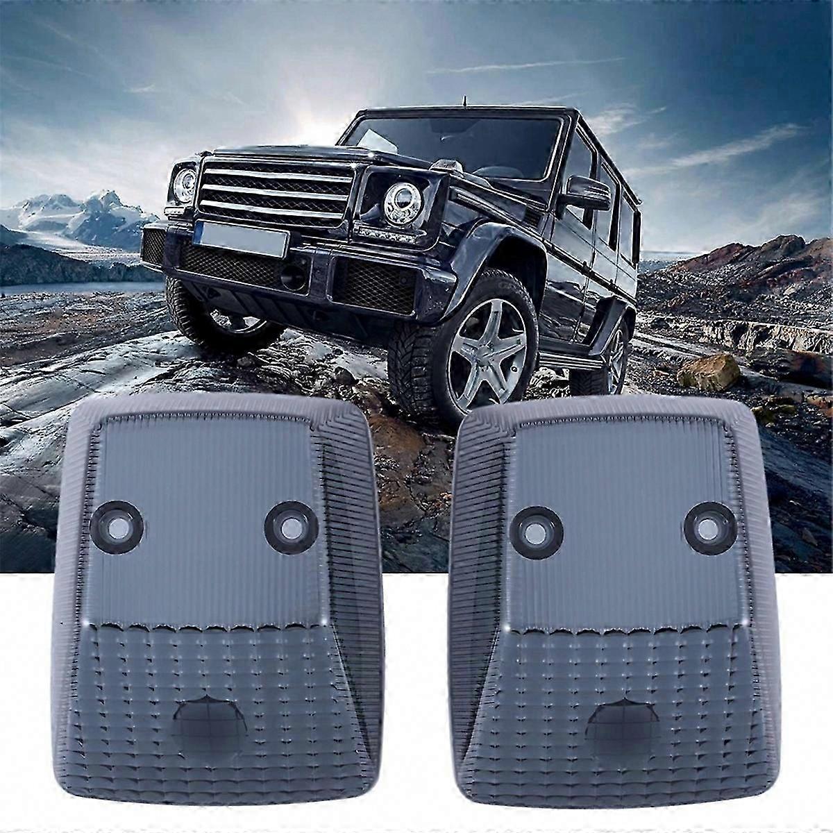 2Pcs Smoked Lens Turn Signal Cover A4638260057 for  W463 G-Class 1986-2018