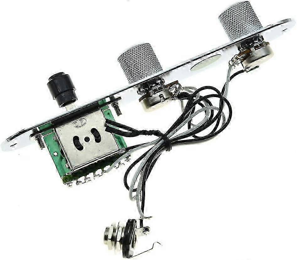 2025 Fully Loaded Control Plate Pre-Wired 3-Way Control Plate with Wiring Harness for Telecaster/Tele -D