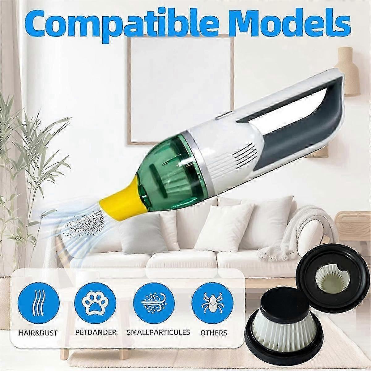 4PCS Replacement Filter for Horsepower Duck Vac Compact Vacuum Cleaner Washable Filter Vacuum Parts Edition 0715