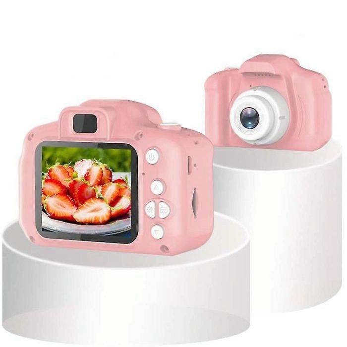 Children's Portable HD Camera 13 MP with Memory Card Reader Pink YONIS