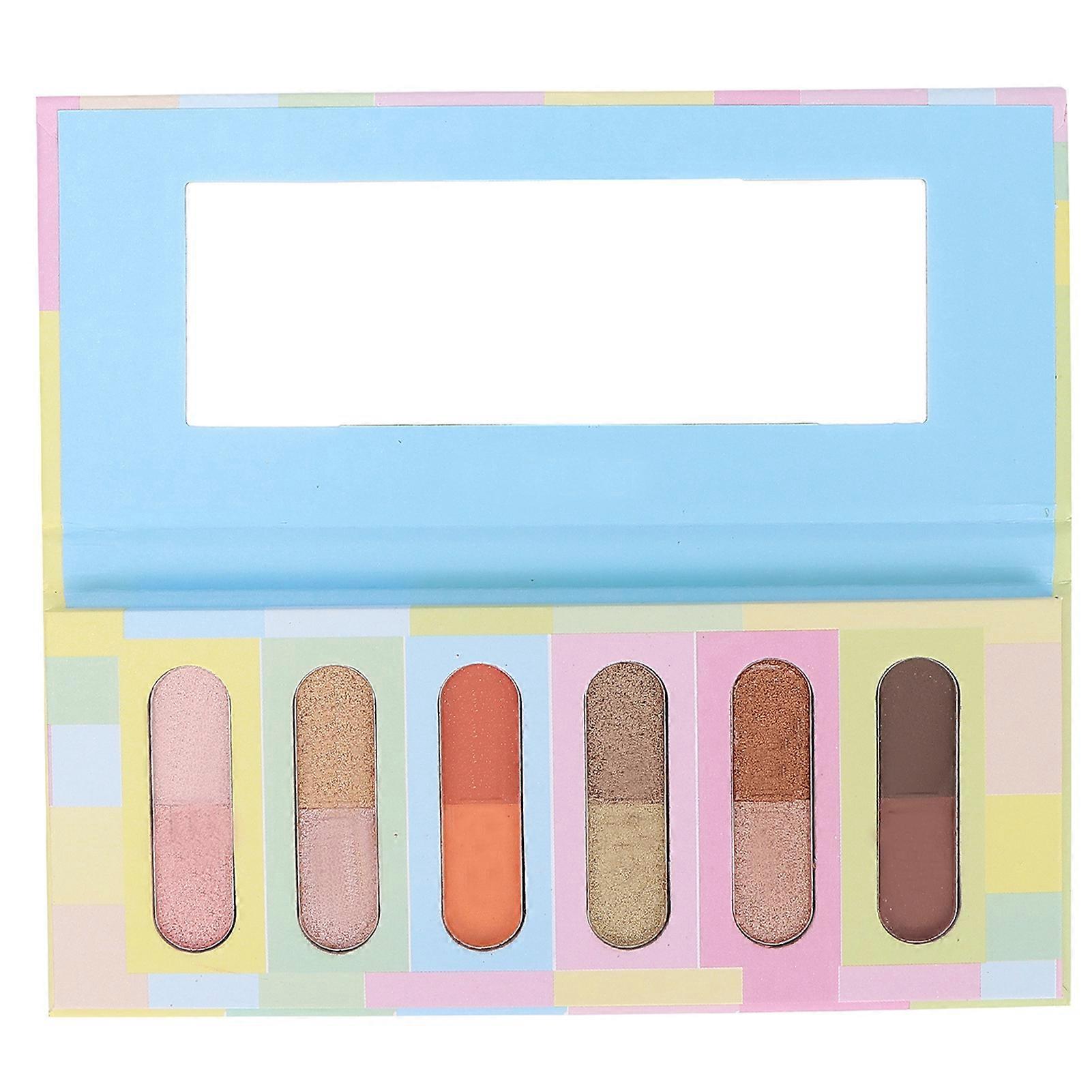 12 Colors Matte Glitter Eyeshadow Palette 12g Makeup 2#