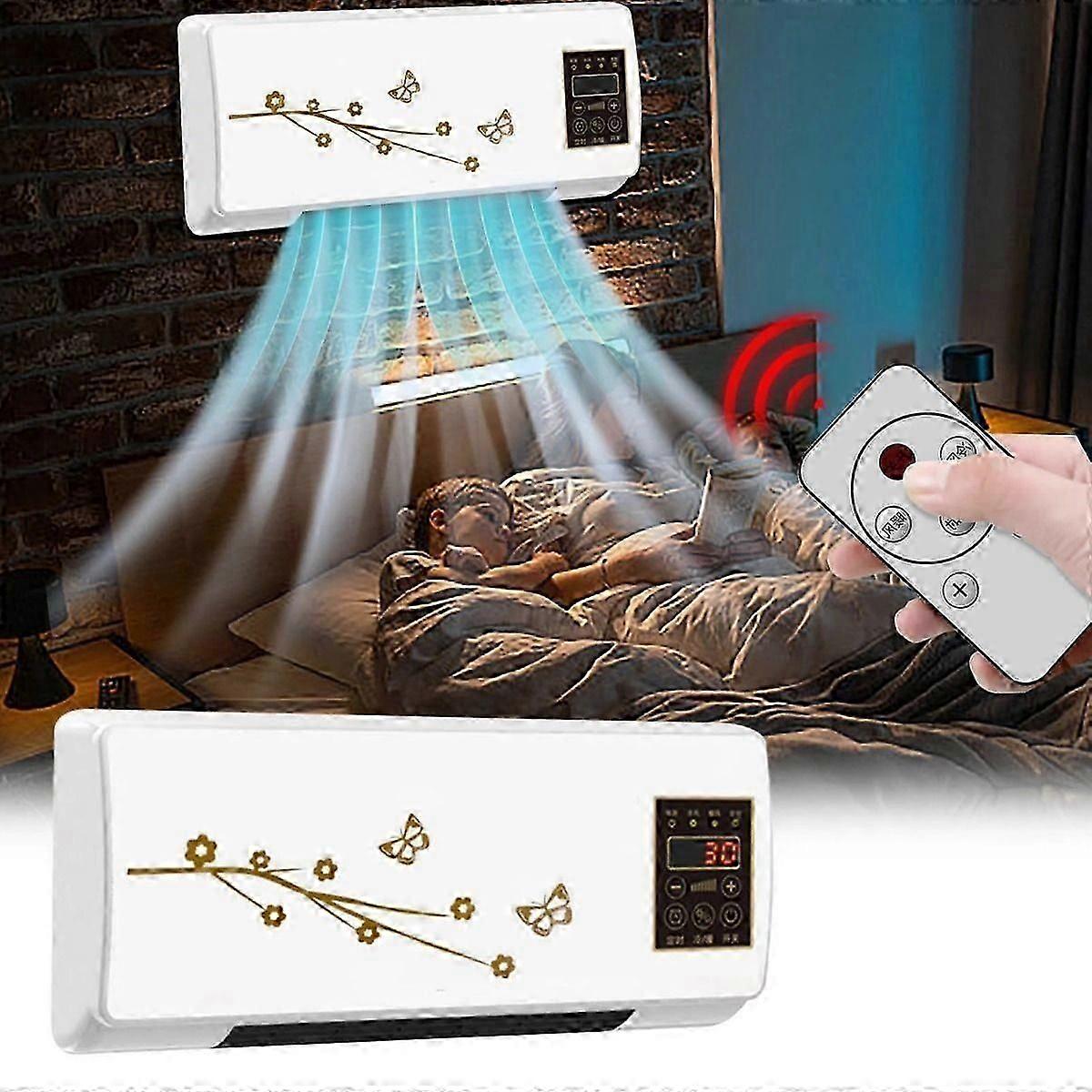 2025 New Ductless Portable Air Conditioners No Windows Needed, MXTPOV Wall Air Conditioner with Heaters, Small Mini Split Ac Heating System with Remot