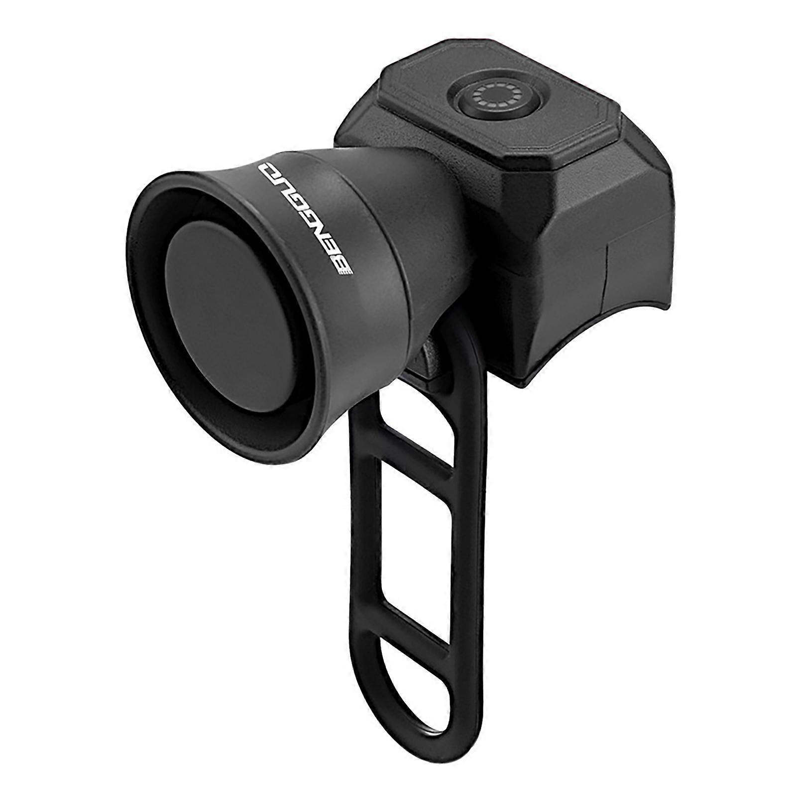 120dB Waterproof USB Rechargeable Electric Bike Horn 5 Light Modes for Safe Cycling, Commuting & Night Riding