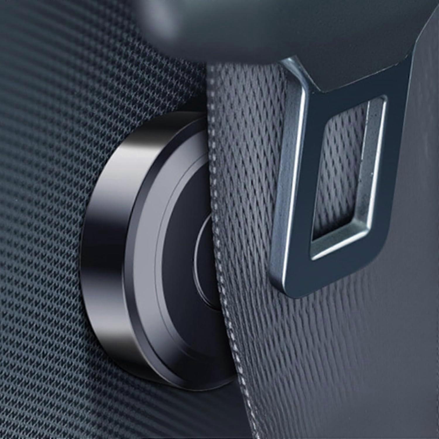 Safety Belt Clip Holder Magnetic Block for Vehicle Strap Stabilizer Device, Compatible with Cars and Trucks, Durable Design