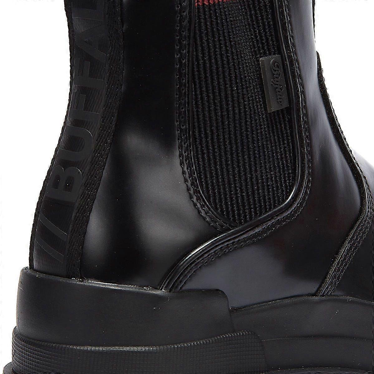 Buffalo Aspha Chelsea Womens Black Boots