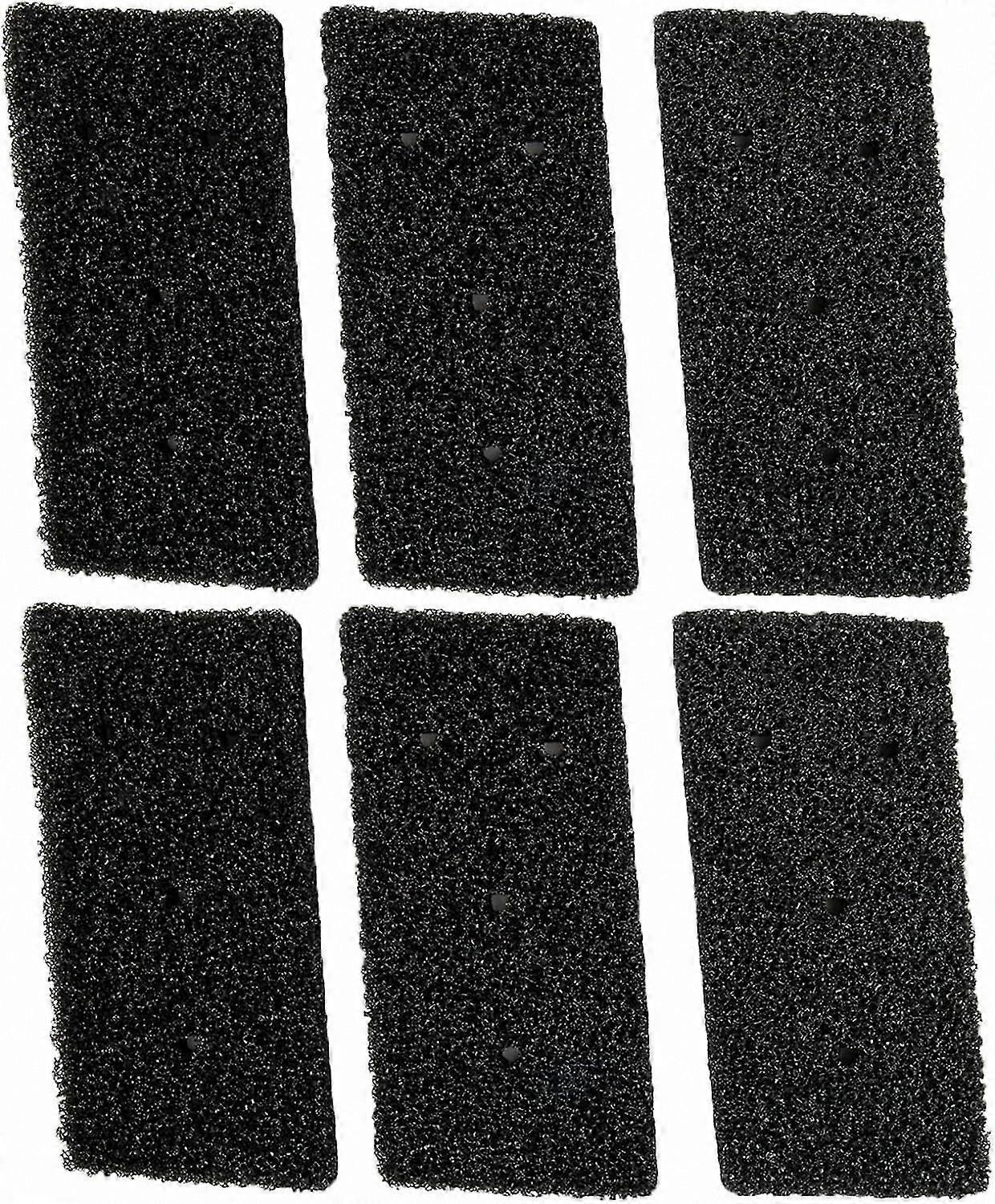 6-Pack Replacement Filters for Dryer Heat Pump Systems, Compatible with Multiple Models, 230 x 115 x 14 mm Sponge Filter Mat for Fine and Coarse Conde