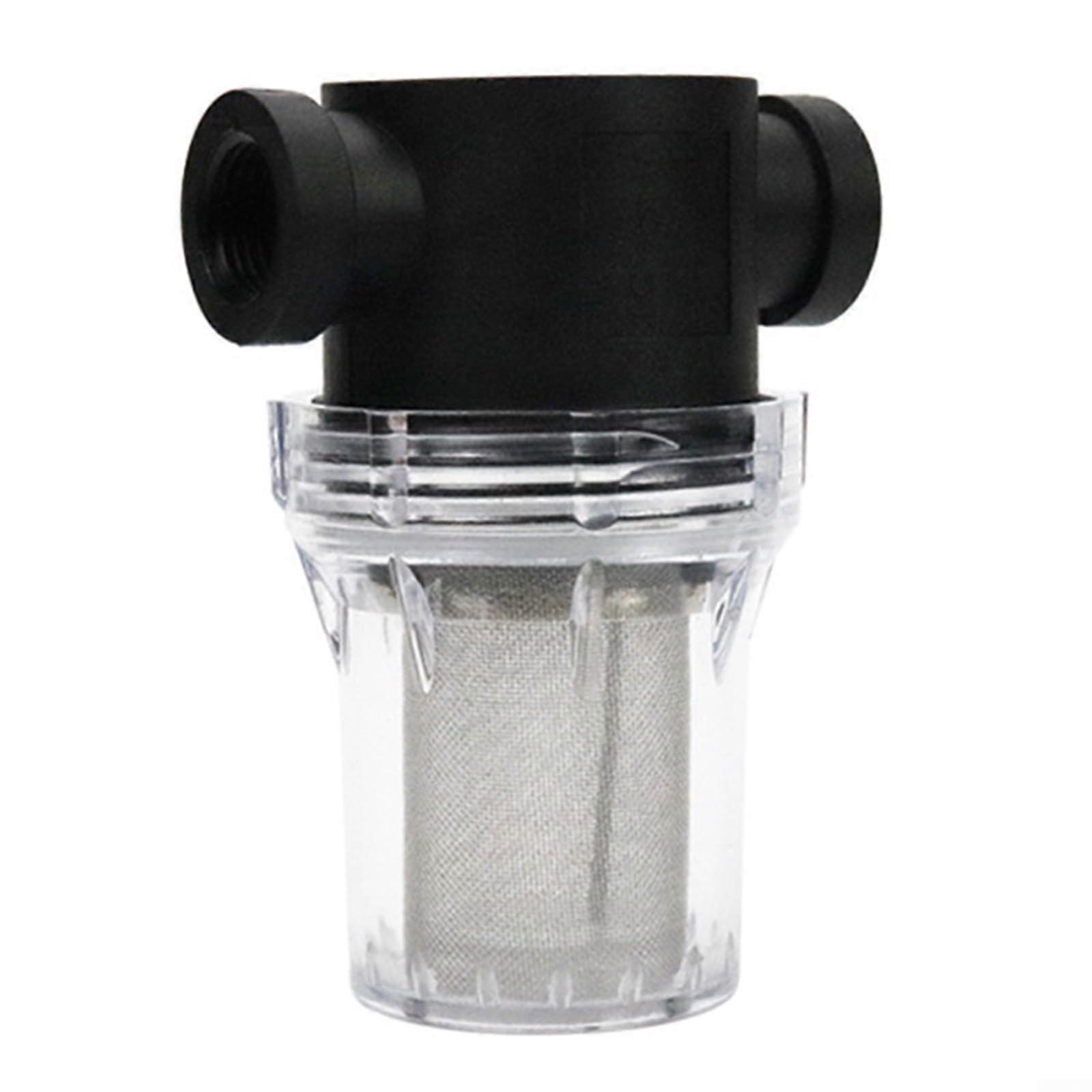 Garden Pond Inline Mesh Strainer Water Pump Filter Reusable Debris Filter Leaf Litter Guard (A)