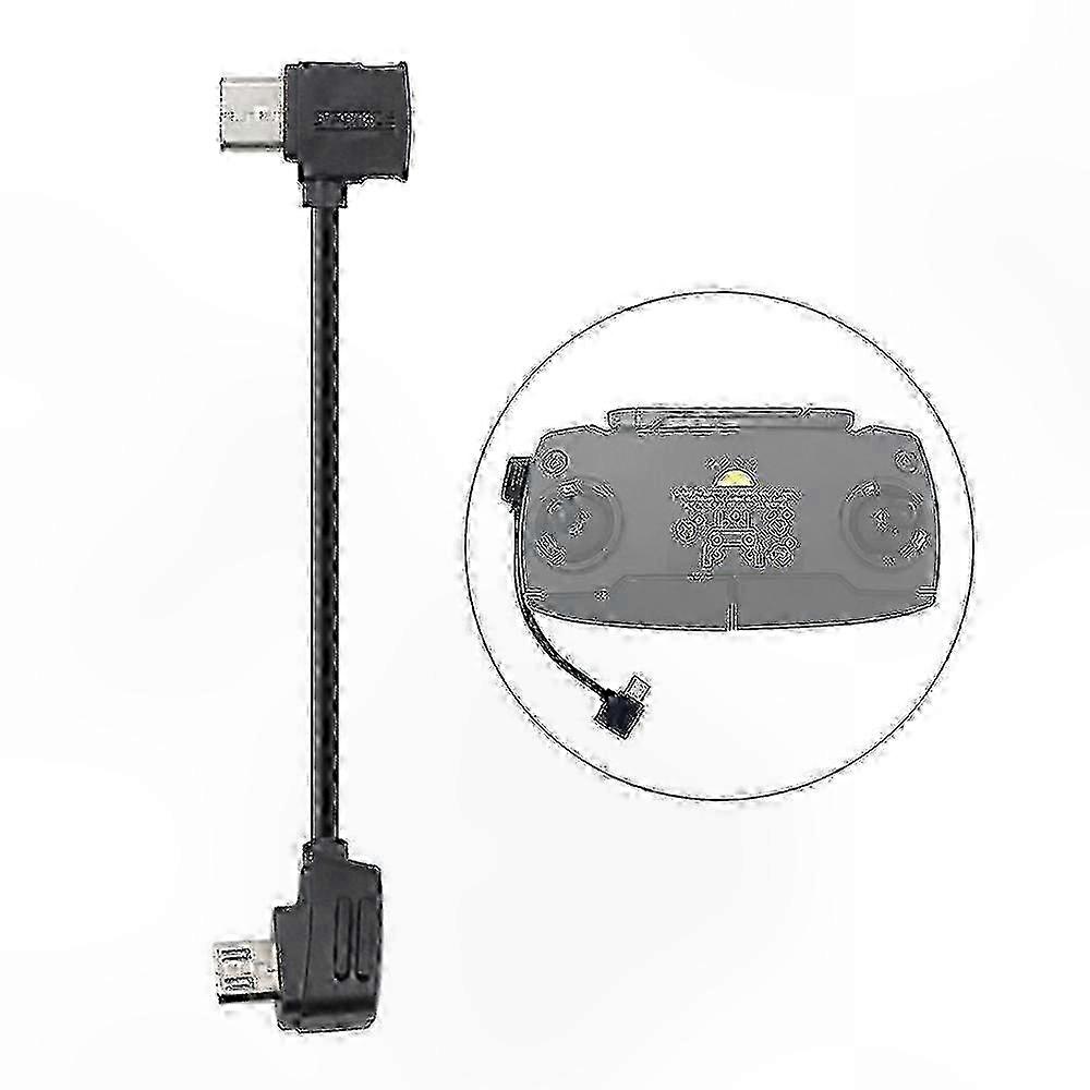 Universal Type-C Cable for Drone Remote Controllers Compatible with Mavic Mini, Pro, Air, and Spark Models