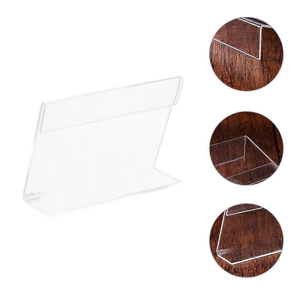 10Pcs Price Display Holder Price Tag Holders Board Price Tag Stands Label Holders for Supermarket